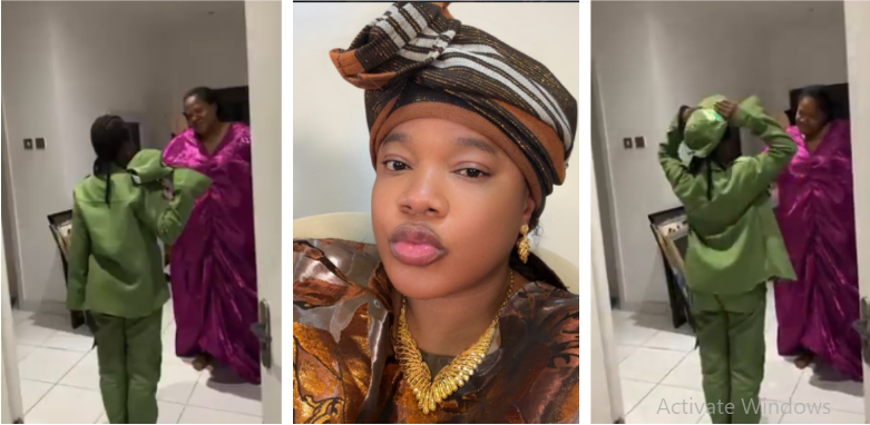 Toyin Abraham Receives Emotional NYSC Salute from Protégé Zainab Agbaogun