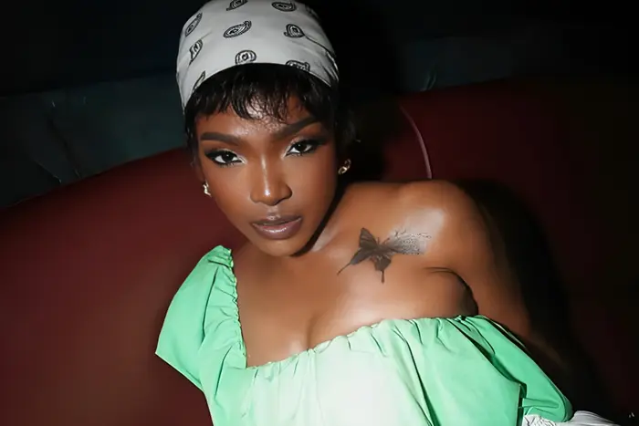 Annie Idibia covers 'Idibia' tattoo with butterfly in symbolic fresh start