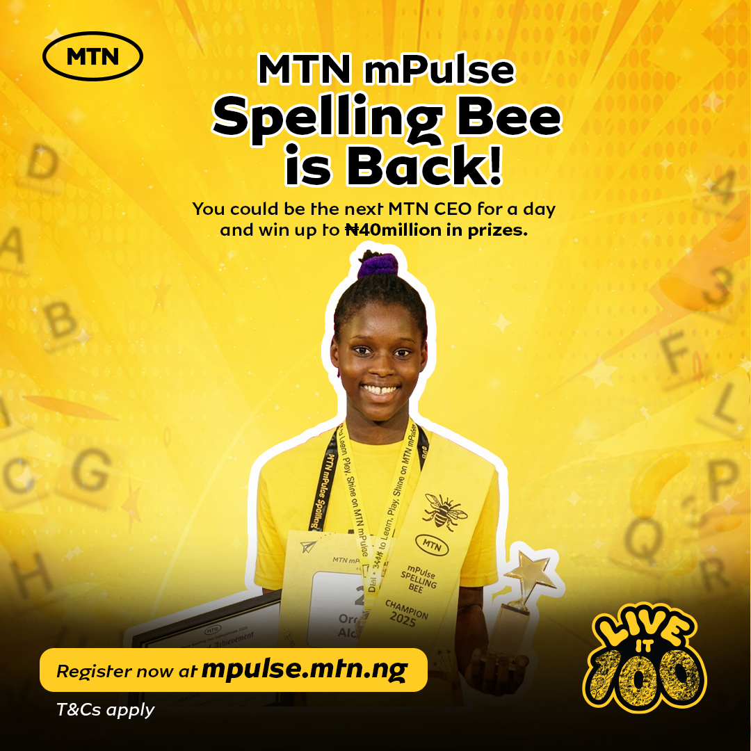 MTN Nigeria Announces 2026 mPulse Spelling Bee, Opens Entries for Students Nationwide