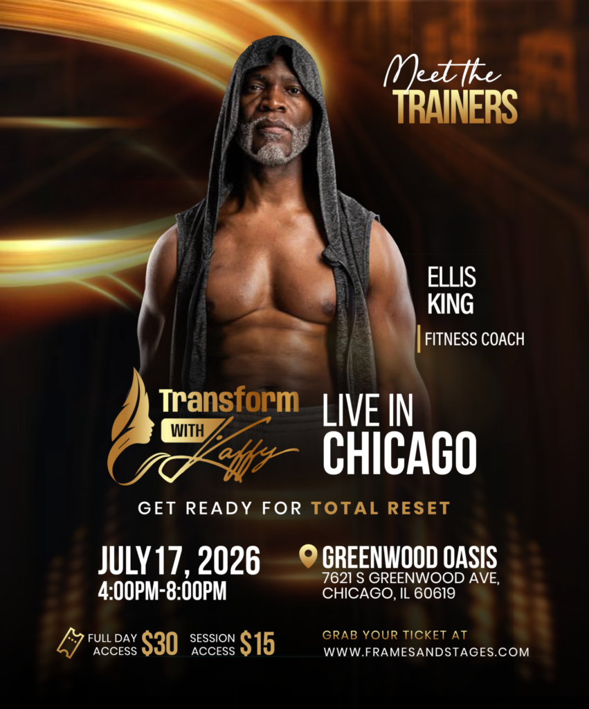 Ellis King, trainer for the Transform With Kaffy Chicago wellness experience.