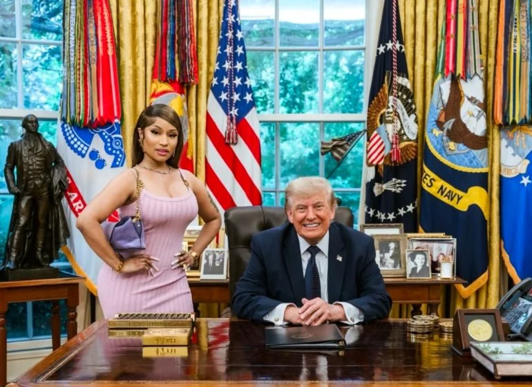 Trump calls Nicki Minaj ‘so hot’ during White House luncheon
