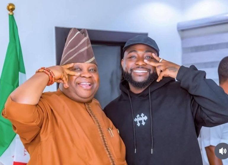 Adeleke Weaves Davido’s ‘Oriade’ Tracklist Into Re-Election Campaign Post