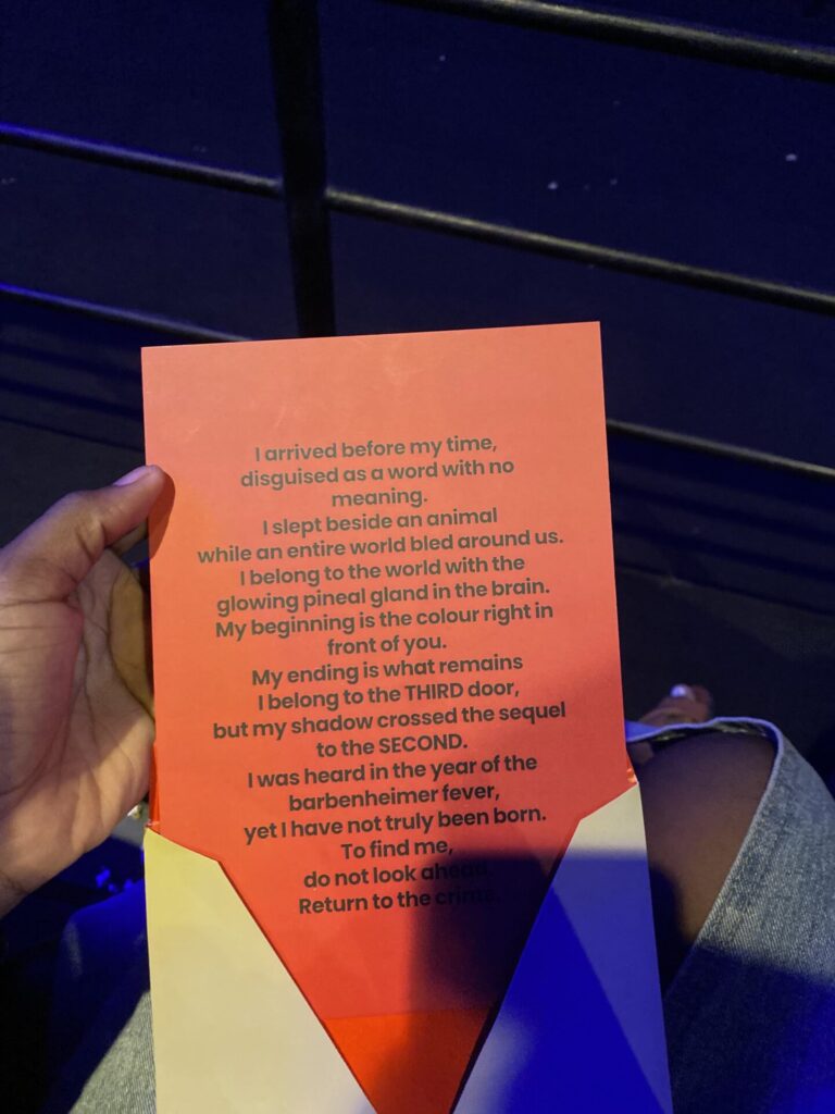 Rema's clue card teasing his upcoming album.