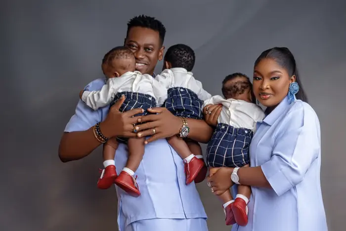 Shade Okoya Stuns, Funke Akindele Prays as Lateef Adedimeji, Mo Bimpe Celebrate Triplets