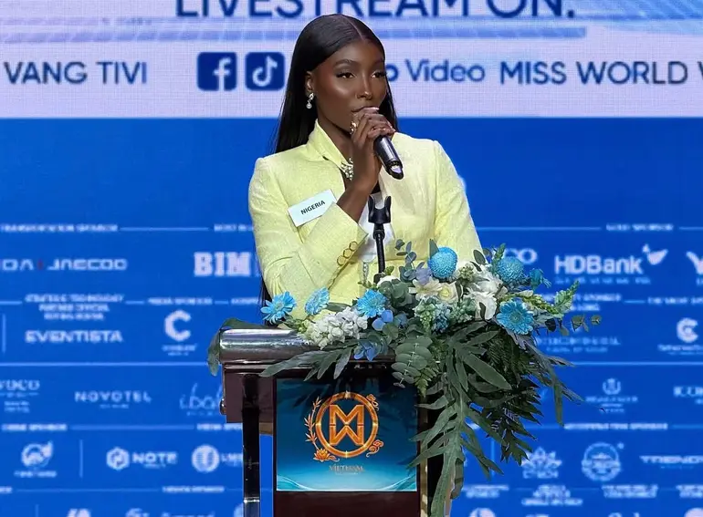Miss Nigeria Wins Top Model for Africa at Miss World 2026