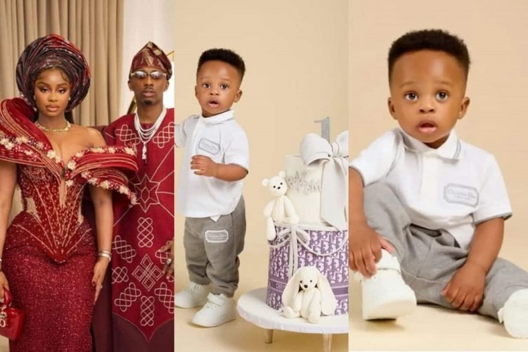 Priscilla Ojo reveals son Rakeem’s face as he clocks one