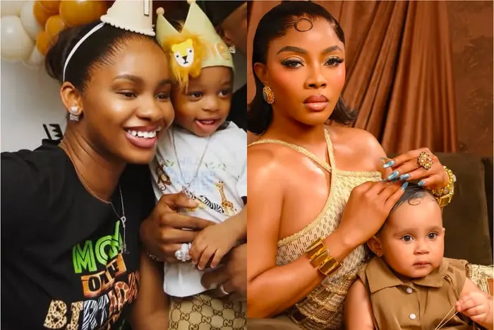 Toke Makinwa’s daughter receives luxury gifts from Priscilla Ojo’s son