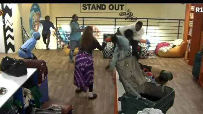 BBNaija house erupts as Keivo, Tram clash over missing shirt