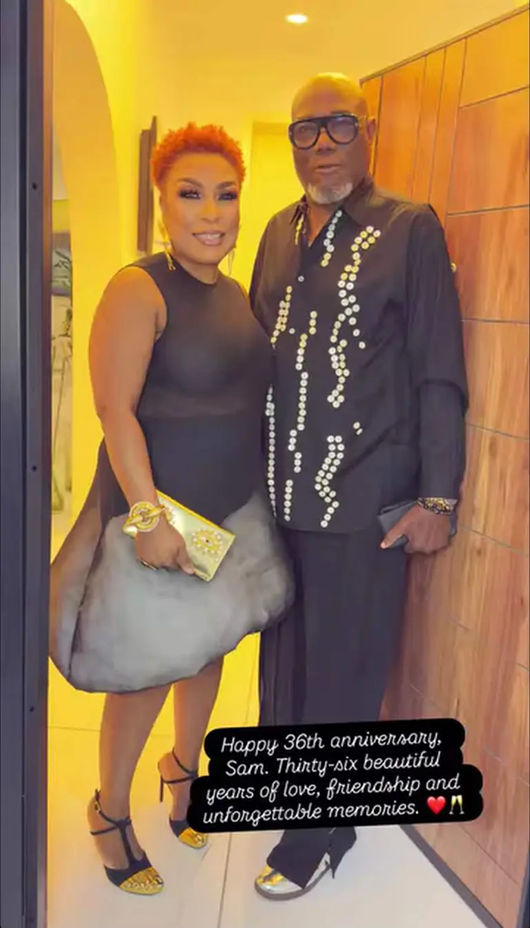 Burna Boy’s Parents Mark 36th Wedding Anniversary With Loved-Up Photos