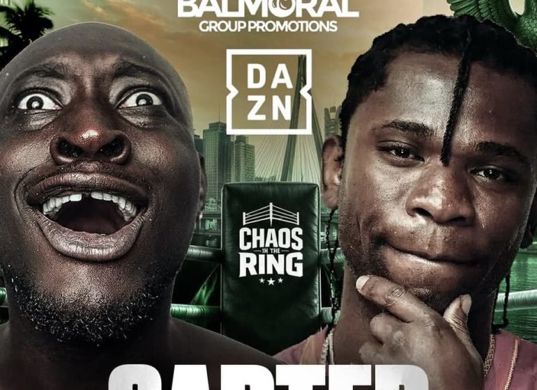 Carter Efe, Speed Darlington set for celebrity boxing showdown Oct 1