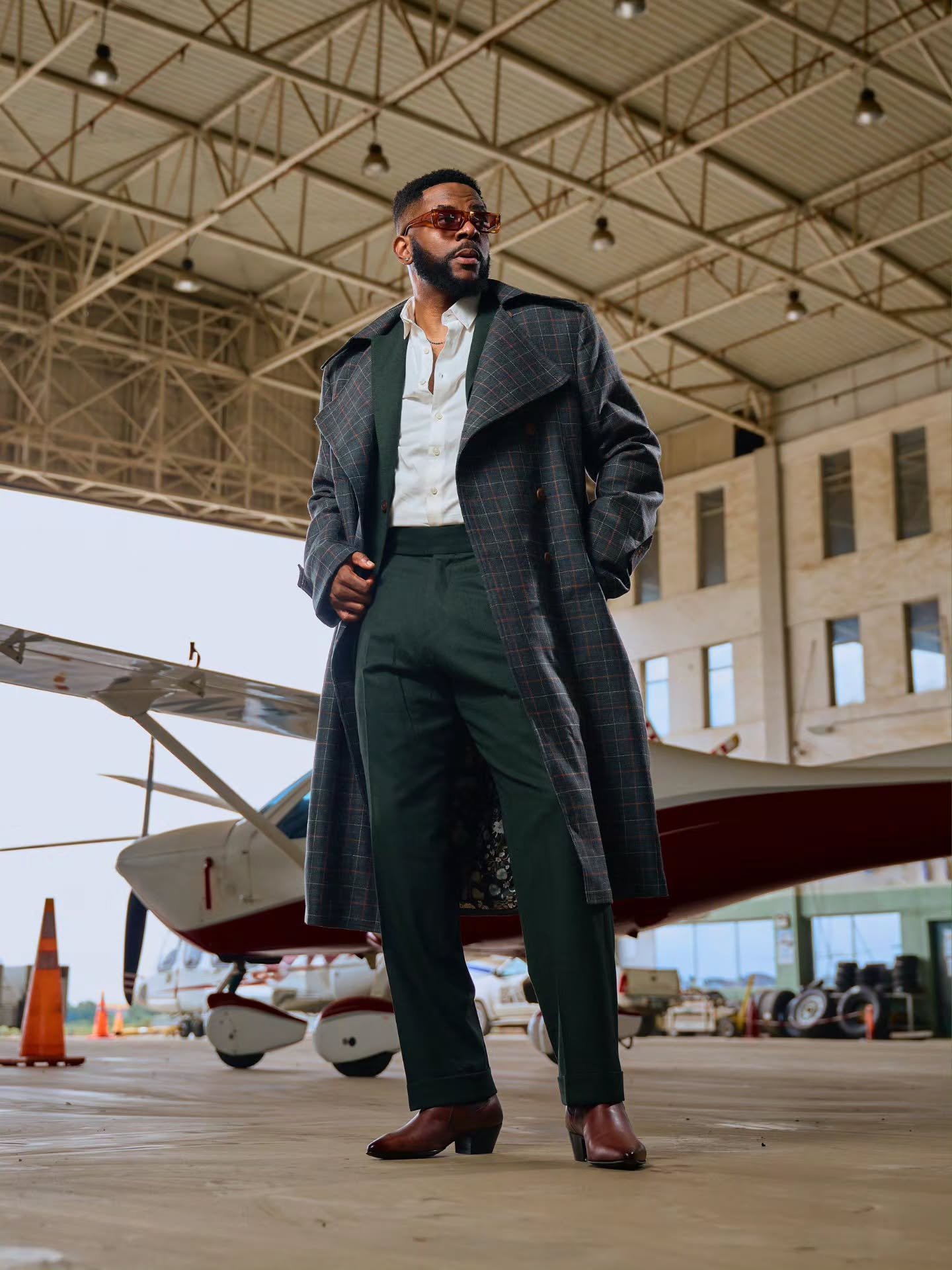 Ebuka Obi-Uchendu Brings Forest Green Elegance to BBNaija 11 Eviction Show