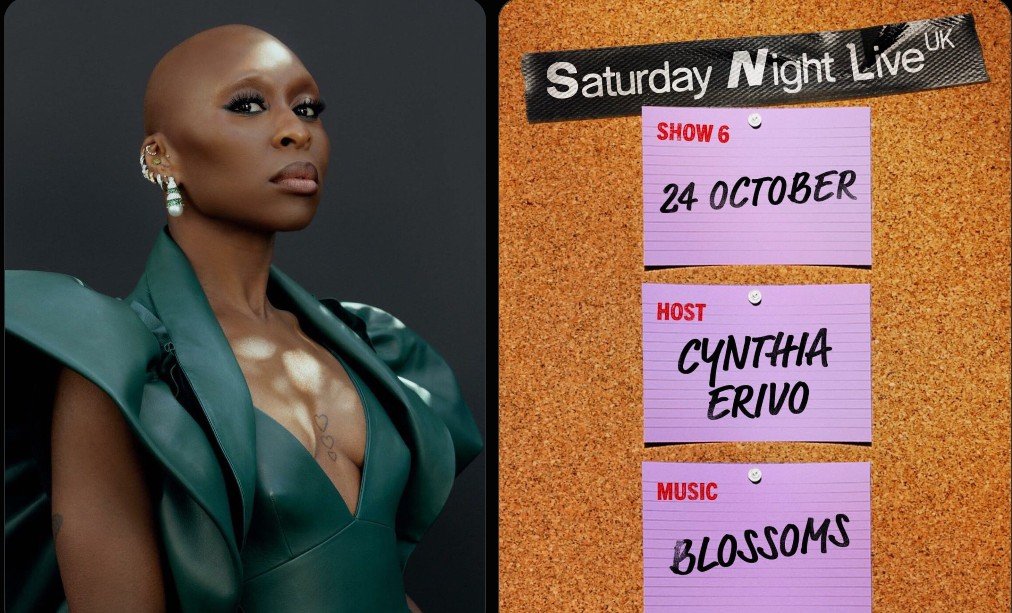 Cynthia Erivo to Host SNL UK on October 24