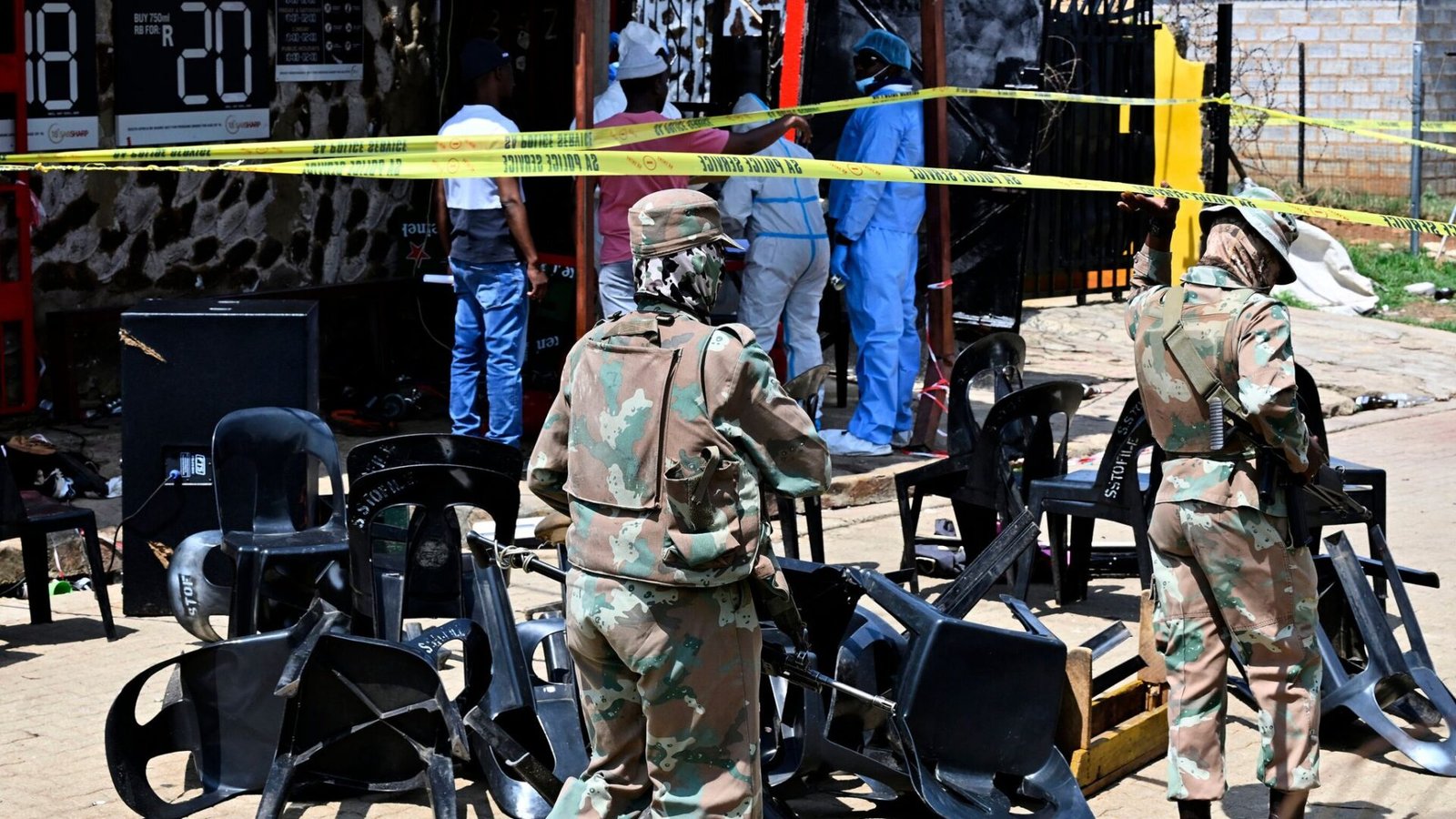 2. At least 27 killed in two mass shootings in South Africa