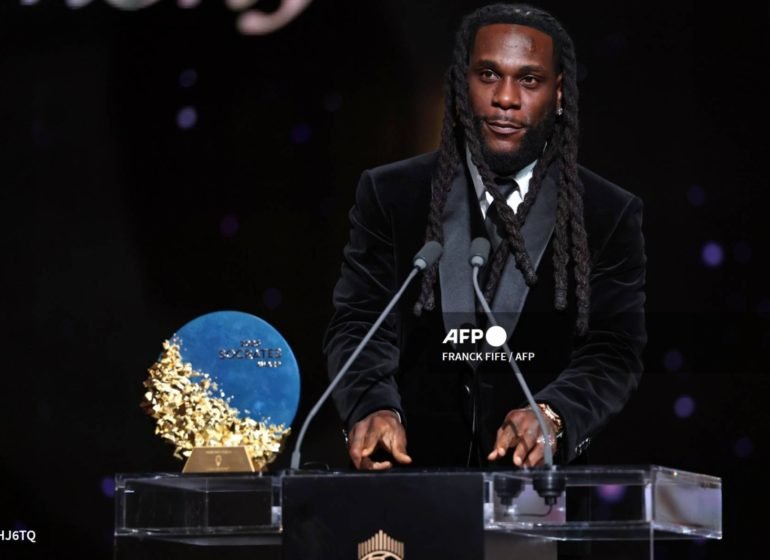 Burna Boy makes history as first Nigerian artiste to present Ballon d’Or award