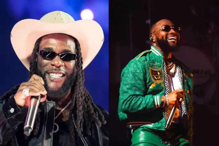 Burna Boy, Davido spark reconciliation rumours after handshake at Zlatan’s party