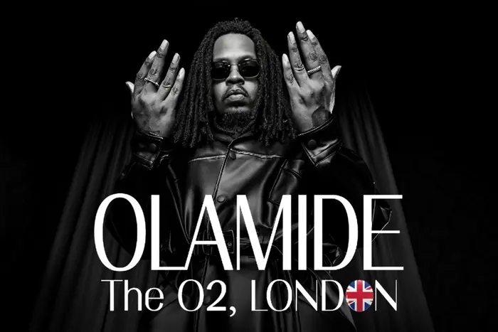 Olamide announces 2027 O2 Arena concert after sold-out Wembley show