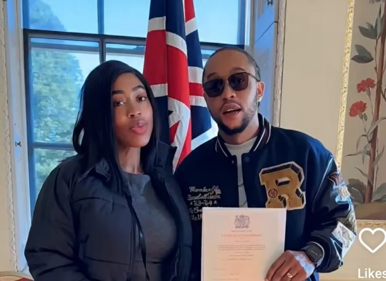 Sunkanmi Omobolanle Becomes British Citizen, Credits Wife, God